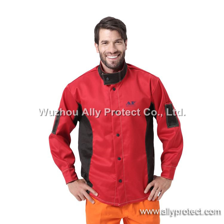 AP-6850 Red & Black FR Welding Jacket